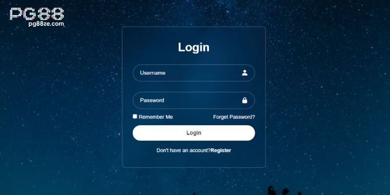 Điều kiện đăng nhập PG88 với yêu cầu người dùng cần nắm rõ 