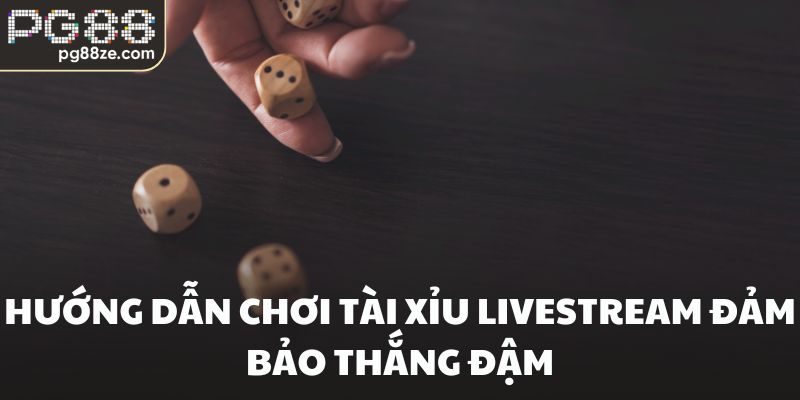 Hướng Dẫn Chơi Tài Xỉu Livestream Đảm Bảo Thắng Đậm